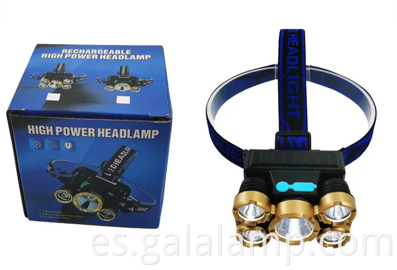 Faro recargable USB multiusos para acampar y pescar